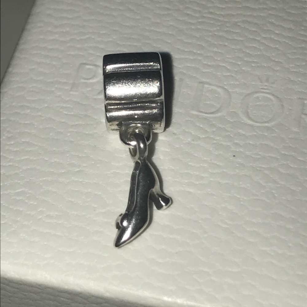 Pandora silver high heel dangle charm